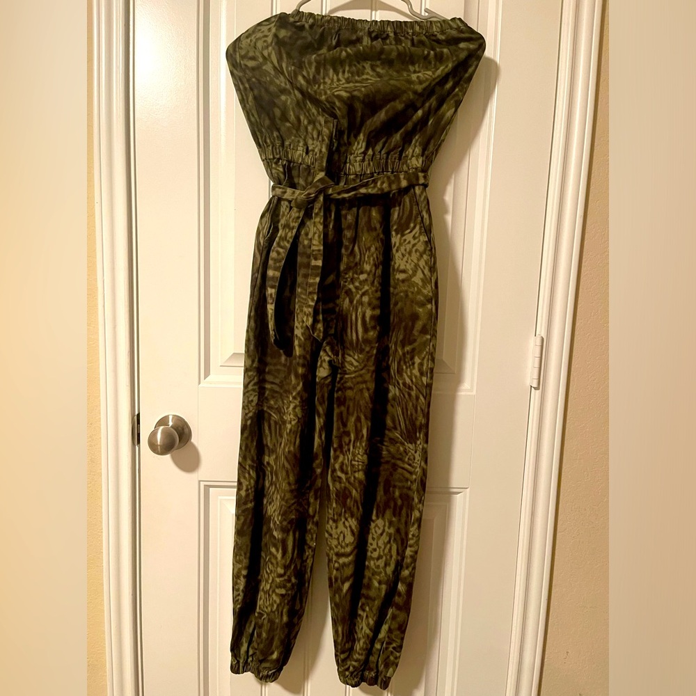 Good American camouflage jumpsuit